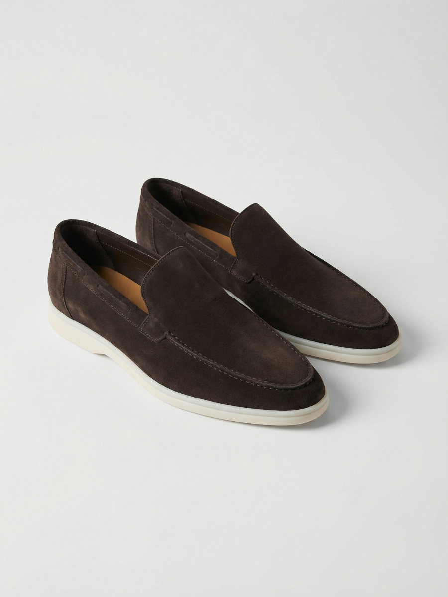 Warm Grey Yacht Loafers