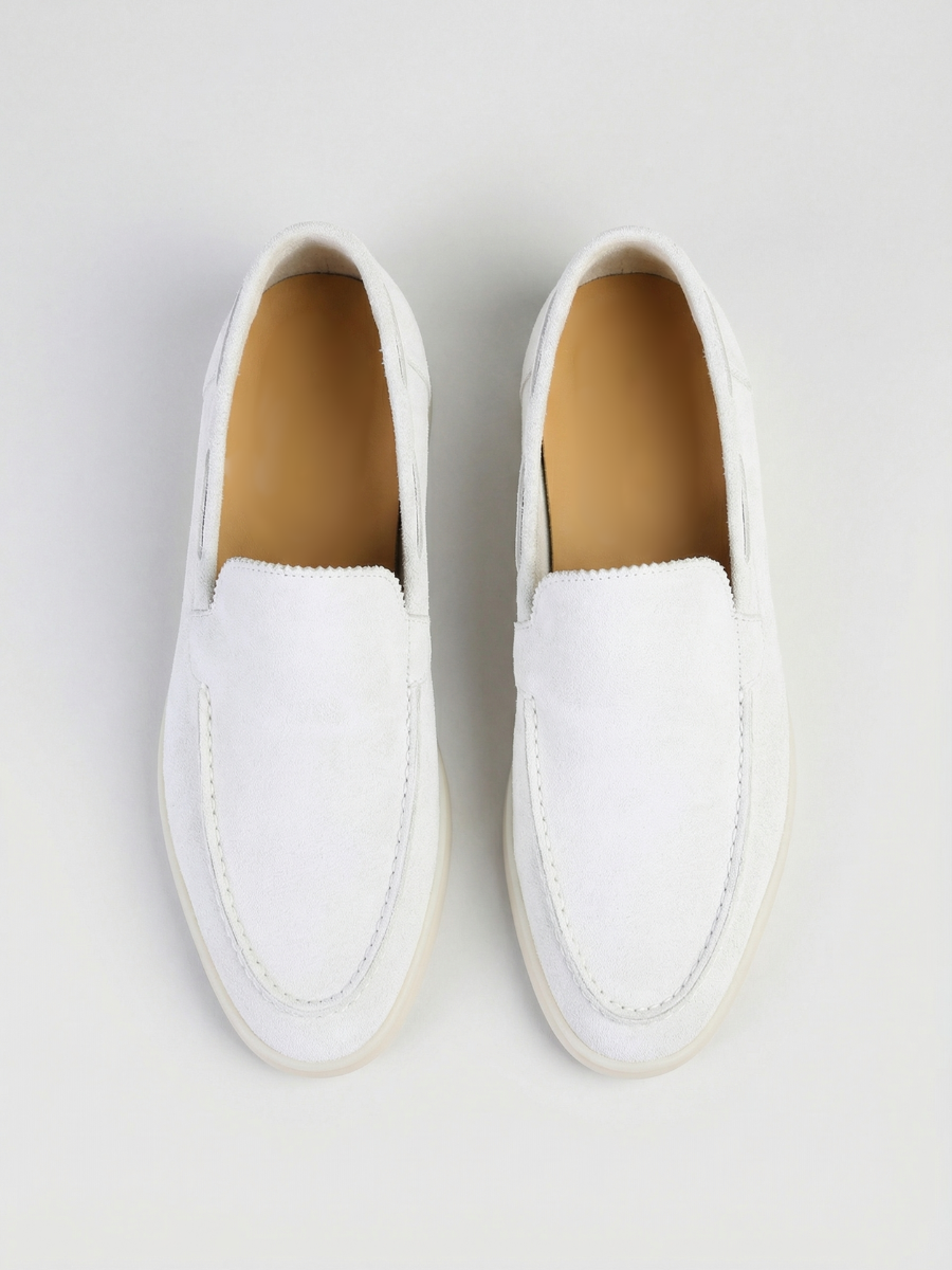 White Yacht Loafers
