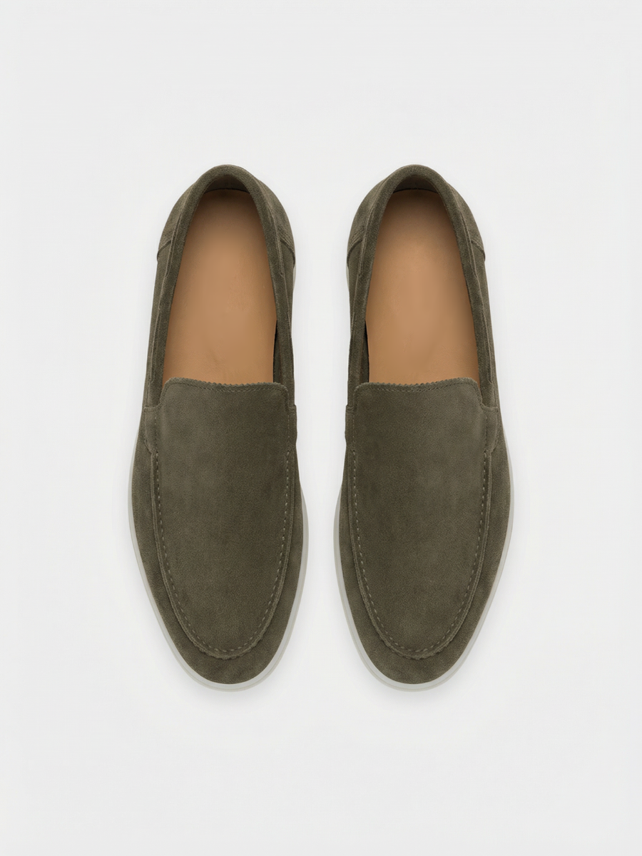 Olive Yacht Loafers