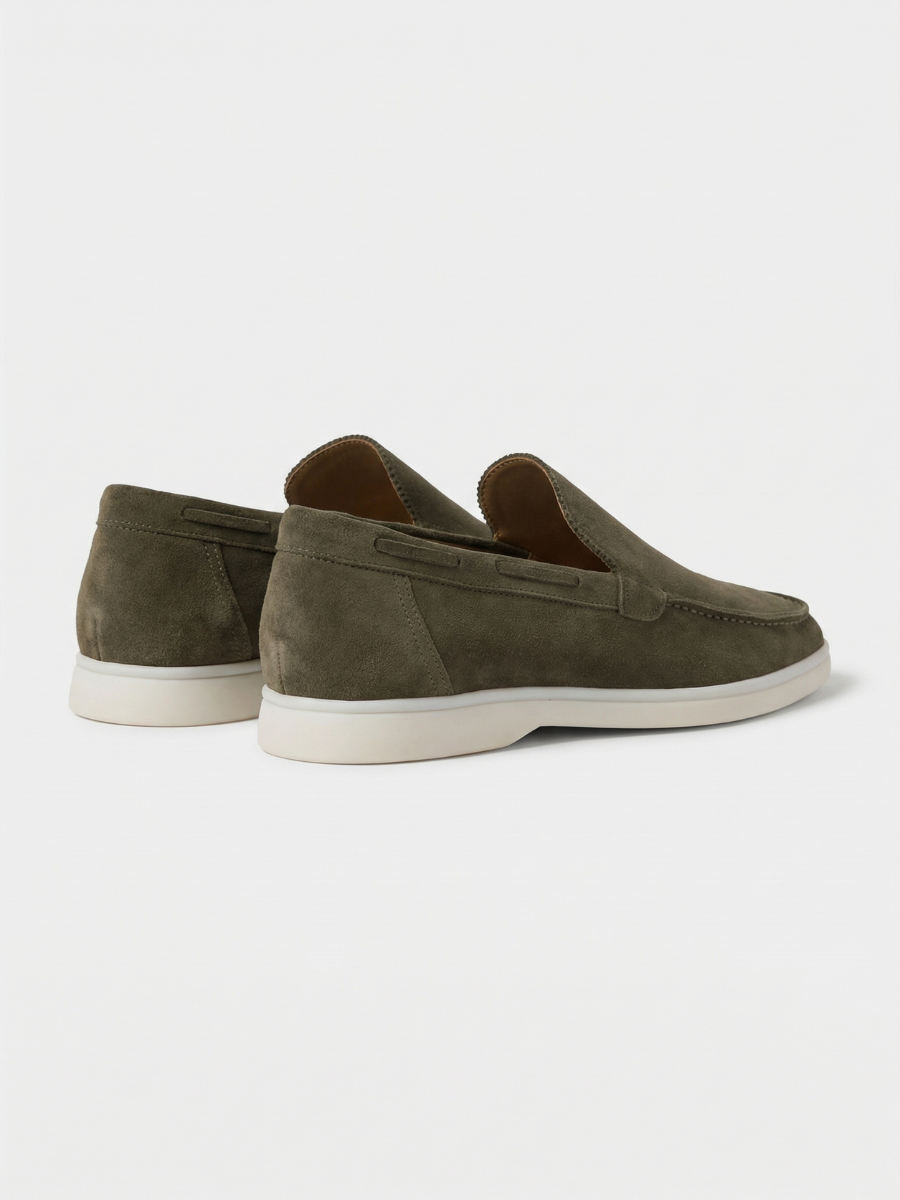 Olive Yacht Loafers