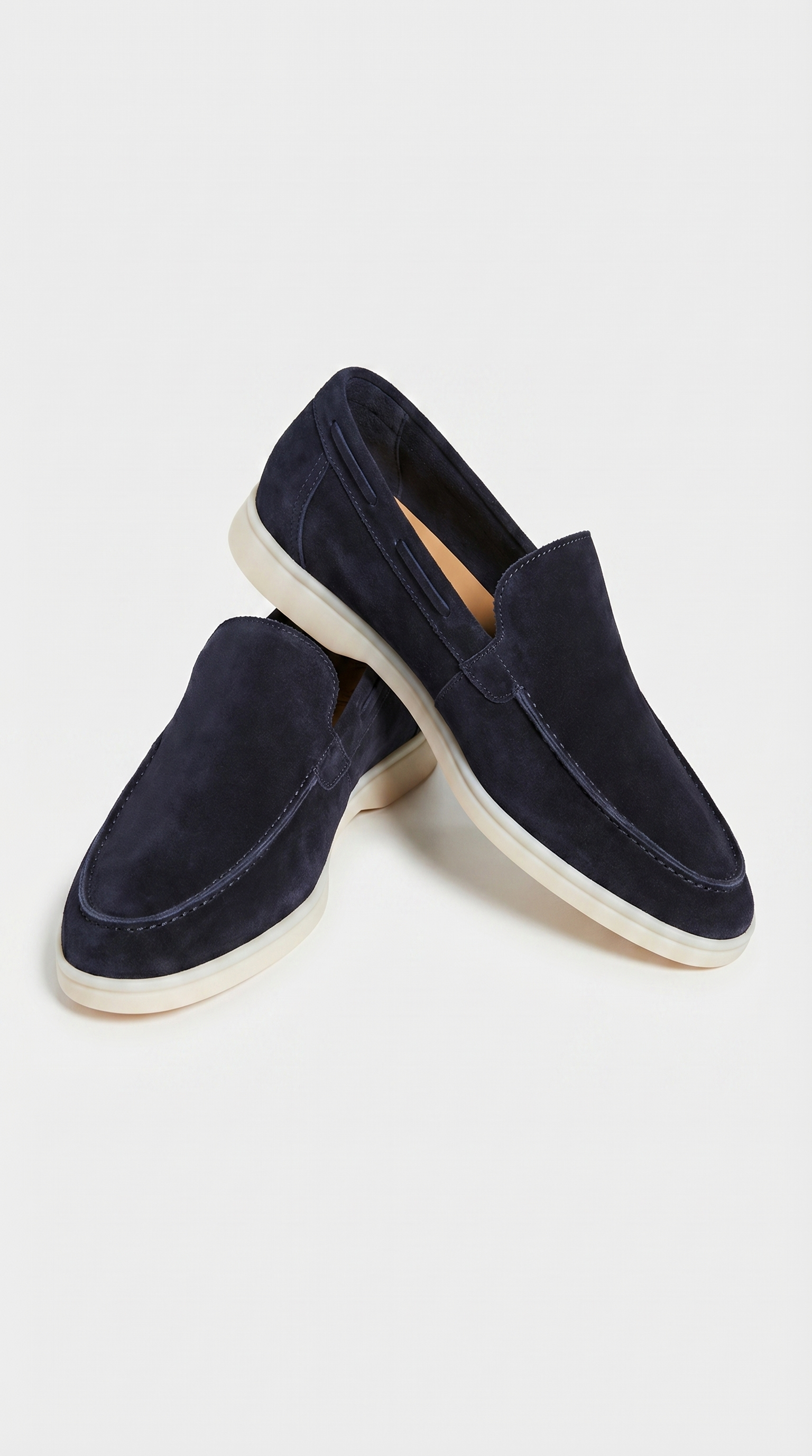 Navy Yacht Loafers